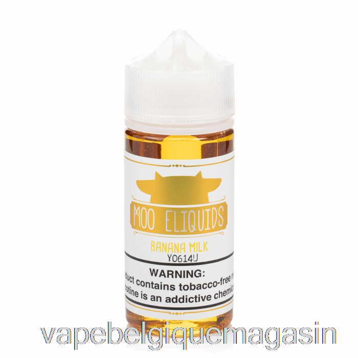 Vape Belgique Lait De Banane - E-liquides Moo - 100ml 3mg